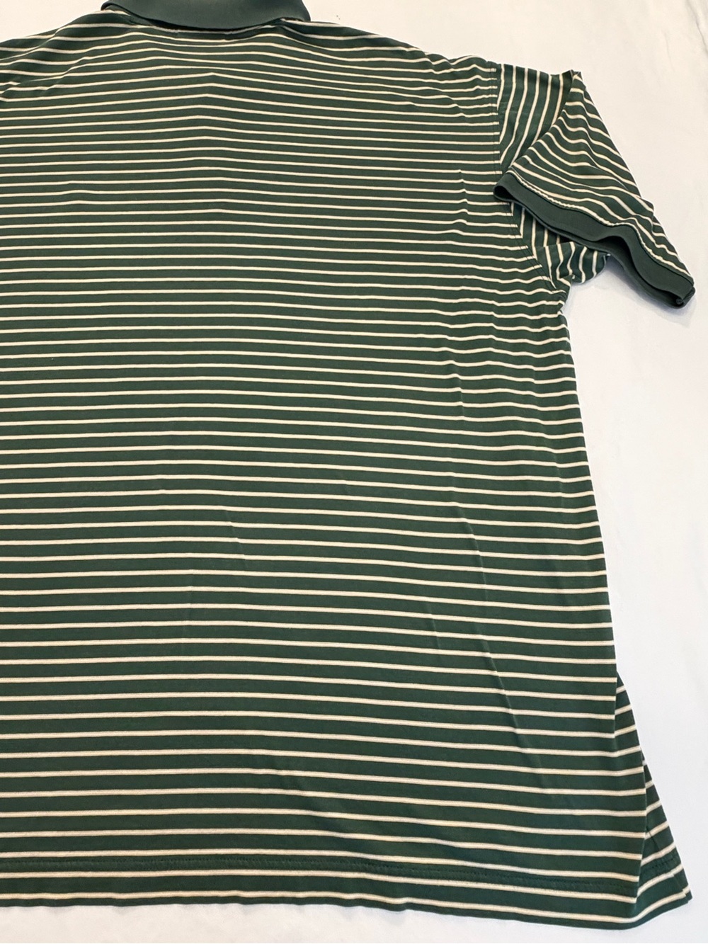 Vintage Masters Clubhouse Collection Green Striped Polo Shirt Original Logo - Picture 10 of 14